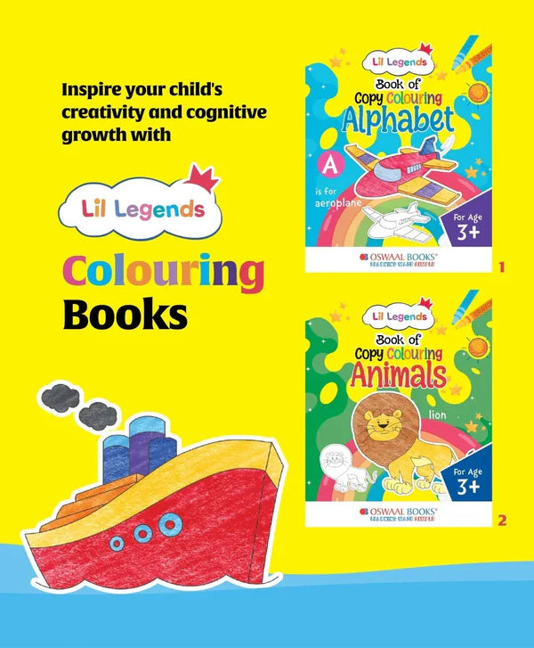 Kids Coloring Book Gift Set – 3 book (250+ worksheet) Learning Books for Ages 2 to 3+