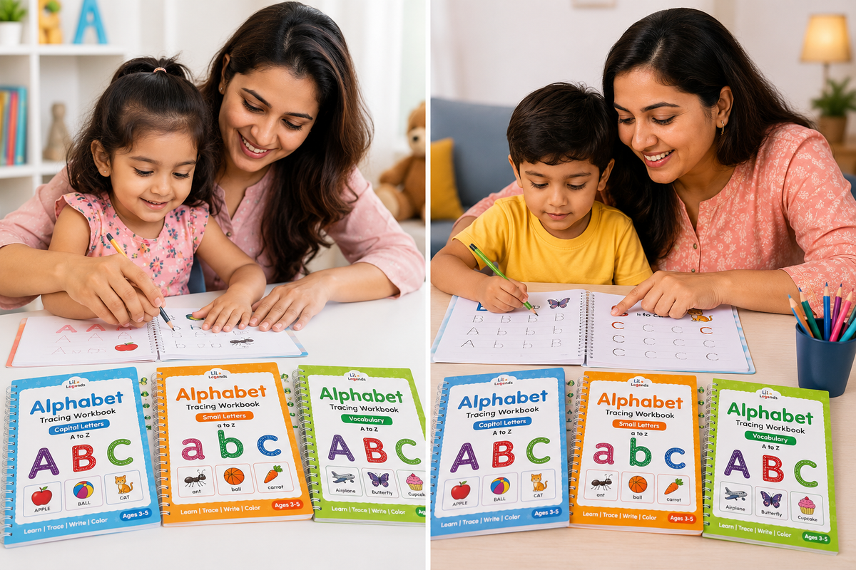 Kids Alphabet Tracing Workbook Set 2 book (150+ Worksheet) 299 Rs/-