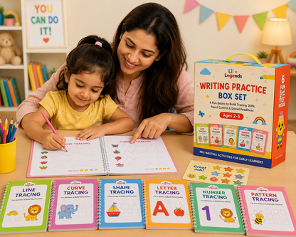 Early Learning Writing Practice Box Set | 6 Books for Ages 2–5