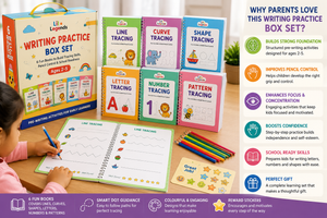 Early Learning Writing Practice Box Set | 6 Books for Ages 2–5