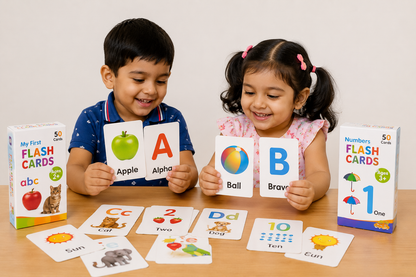 My Pack of Flash Cards & DIY Activity Kit for Kids (Age 1–5+)