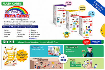 My Pack of Flash Cards & DIY Activity Kit for Kids (Age 1–5+)