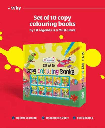 Kids Coloring Book Gift Set – 3 book (250+ worksheet) Learning Books for Ages 2 to 3+